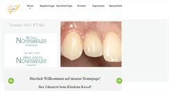 Desktop Screenshot of dr-nonnweiler.de